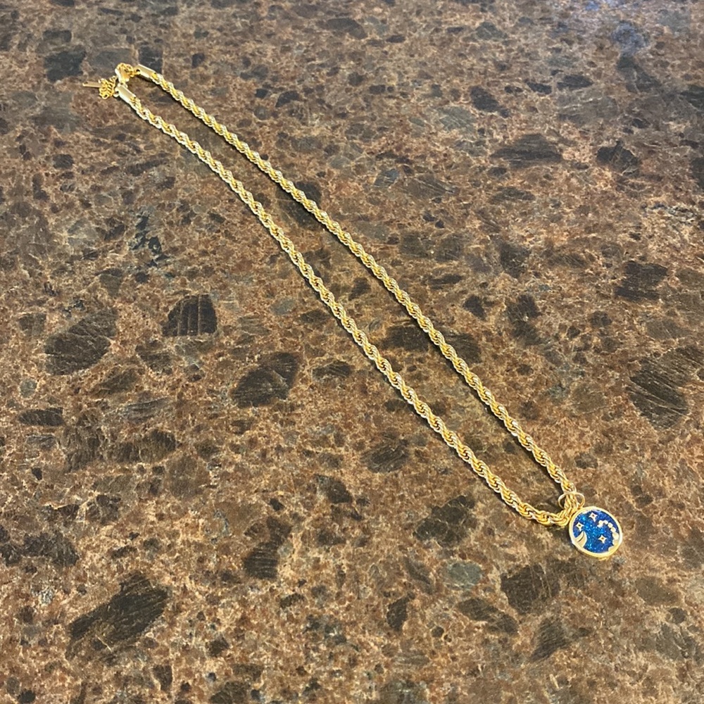 18K Gold FILLED Scorpio Zodiac Necklace, Gold Constellation, TARNISH FREE - Picture 2 of 3